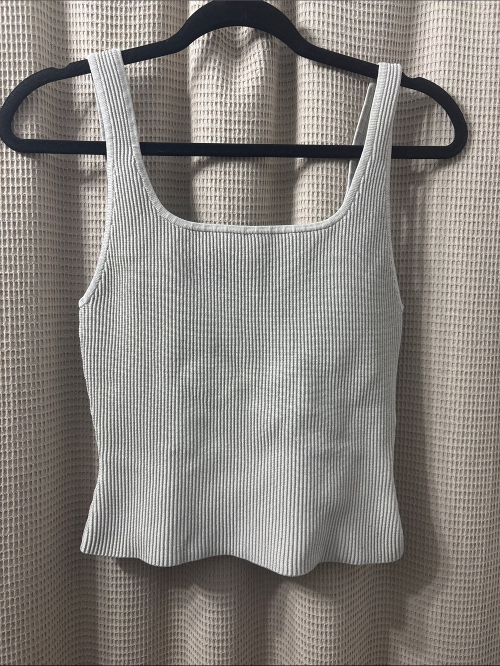 Babaton Ribbed Square-Neck Tank Top - Cream excellent quality  nwot